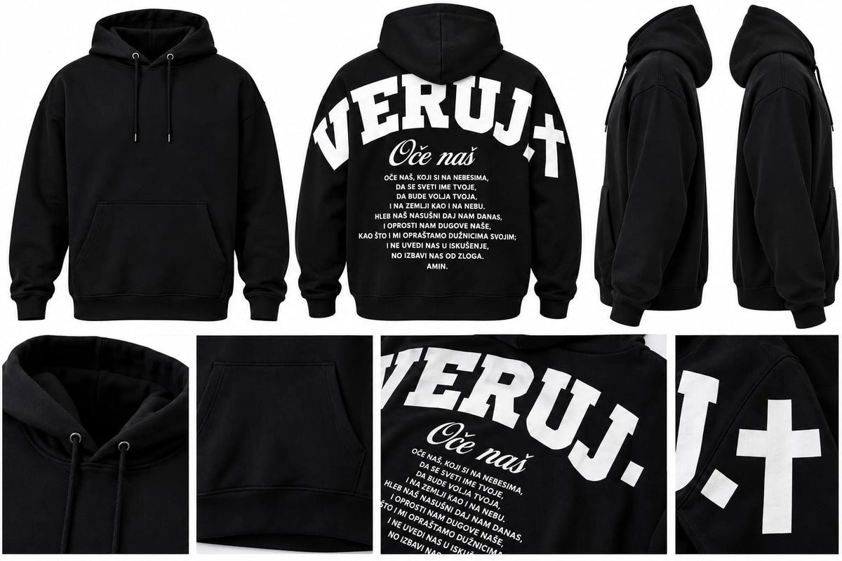 VERUJ. ✞ — OČE NAŠ LIMITED EDITION · 2026